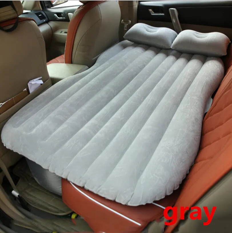 Чехол на заднее сидение автомобиля Автомобильный надувной матрас кровать для путешествий надувной матрас надувная кровать Хорошее качество надувная автомобильная кровать для кемпинга - Название цвета: Зеленый