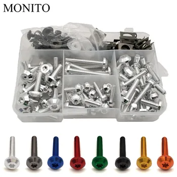 

Motorcycle Fairing Bolts Nuts Kit Body Fastener Clips Screws For Triumrh Daytona 600/650/675/955i SPEED FOUR TRIPLE Accessories