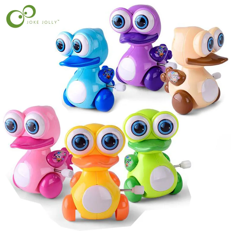 

Cartoon toy big eye duck Upper string cartoon little animal Beneficial wisdom A clockwork toy Small chain toys wind up toys WYQ
