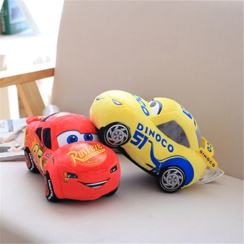 Мягкие игрушки дисней плюшевые игрушечные машинки Lightning McQueen имитация гоночных