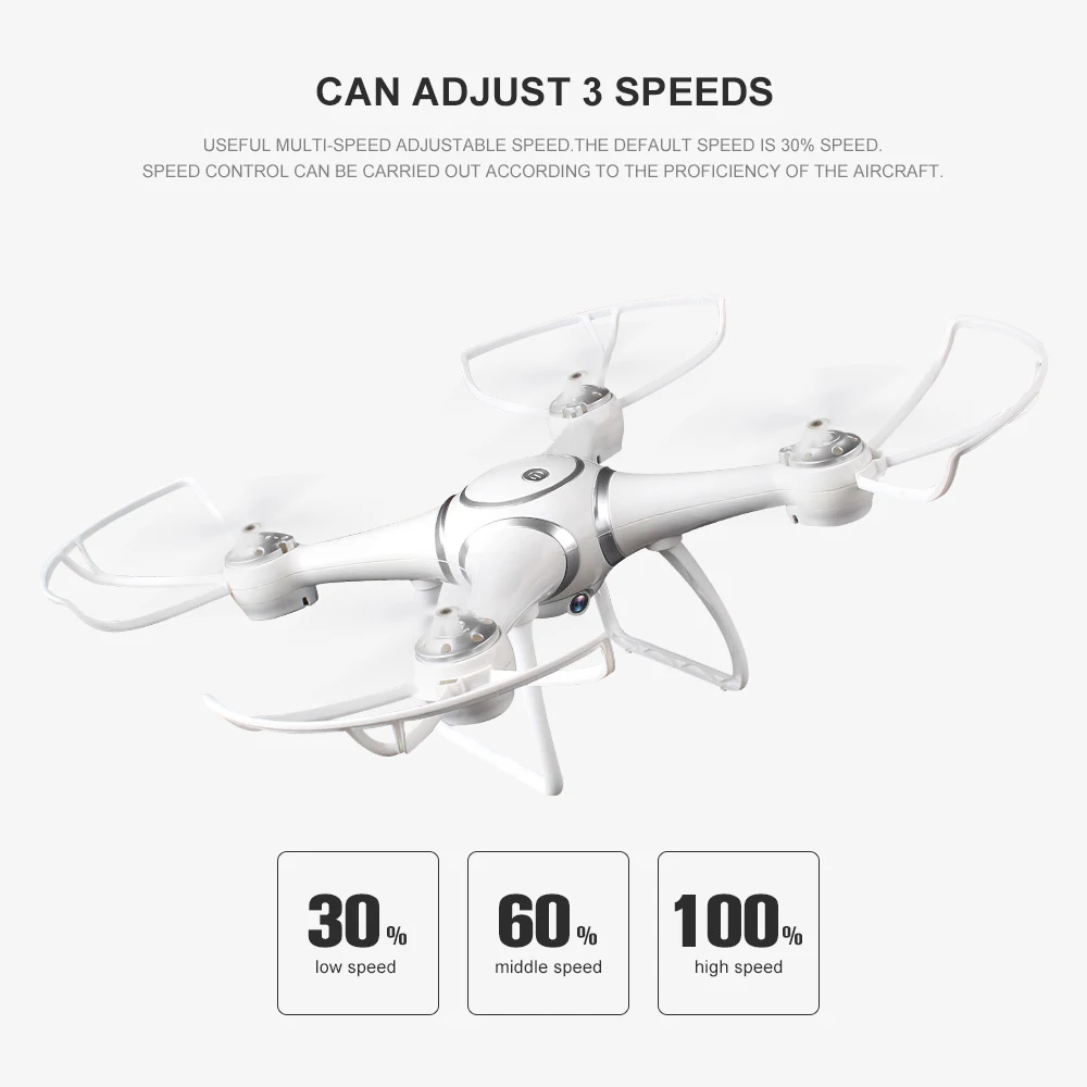 

RC Drone 4-Axis Quadcopter With LED Light HD Camera Real Time Video Aerial WIFI Headless Mode Remote Control VS DJI Phantom 3