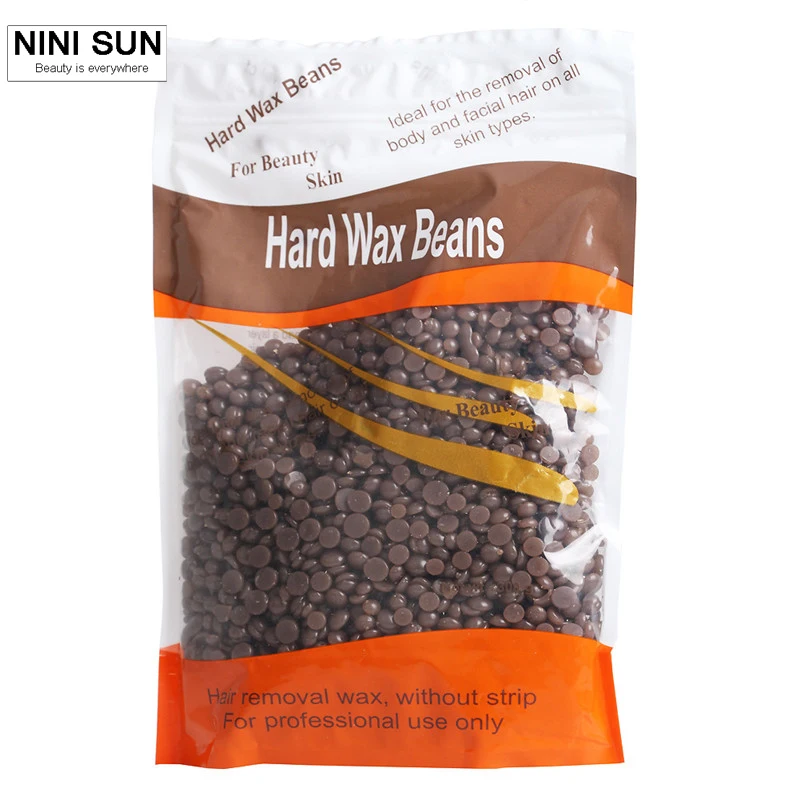 

Free of wax paper Honey beans Solid Wax Healing granule 300 g Hair removal Wax creme de Cabelo Makeup forever Chocolate Scent