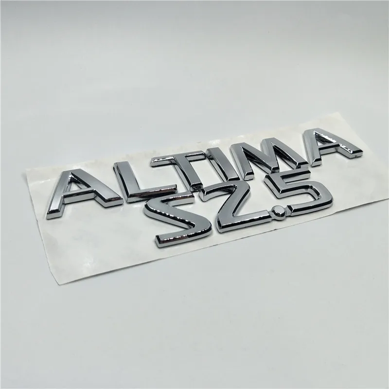 Для Nissan Altima 2.5S 2 5 S задний багажник хромированный логотип значок