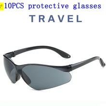 Велосипеды Очки 10 шт. Высокое качество прозрачные линзы защитные Детская безопасность Очки работы Защитные очки