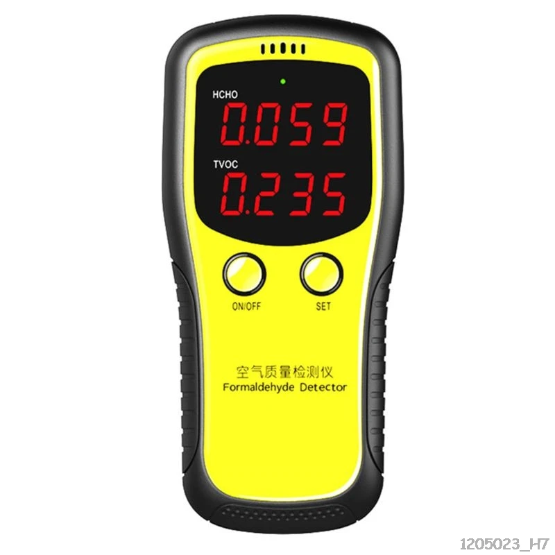 Portable LCD Digital Dioxide Meter CO2 Monitor Indoor Air Quality Formaldehyde Detector