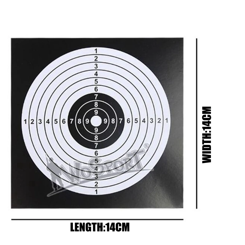 14x14 см съемки целевой документы охоты вертикальный квадрат целевой пистолет рогатки пуля 100 шт./упак