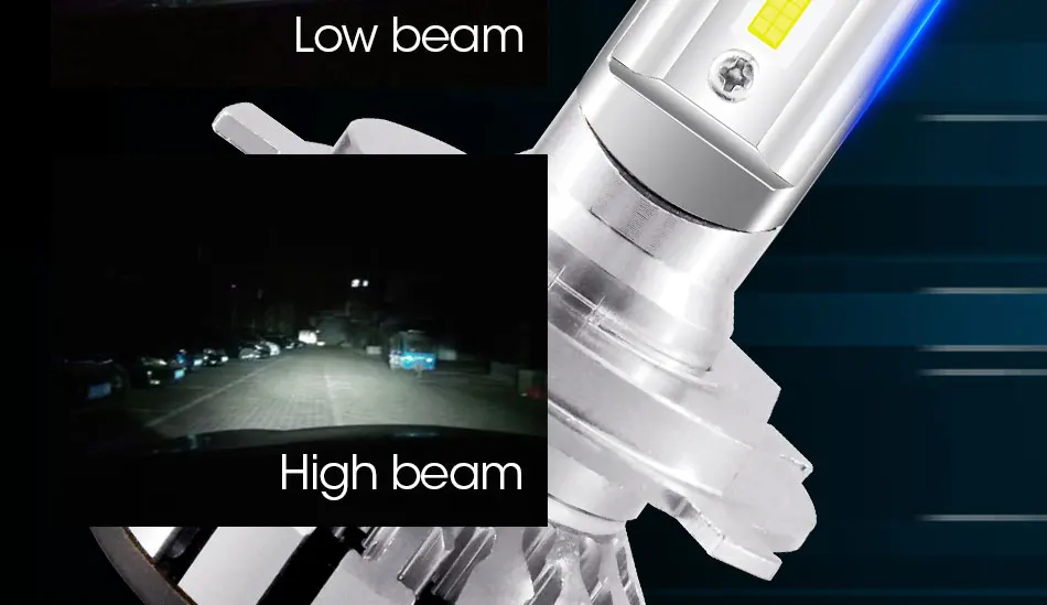 1 Pair H4 H7 LED Headlight Bulbs H1 9005 9006 HB4 Led canbus Anti-EMC H1 HB3 50W 10000LM 6000K Car Led Auto Headlights kit 12V mini size slient fan (4)