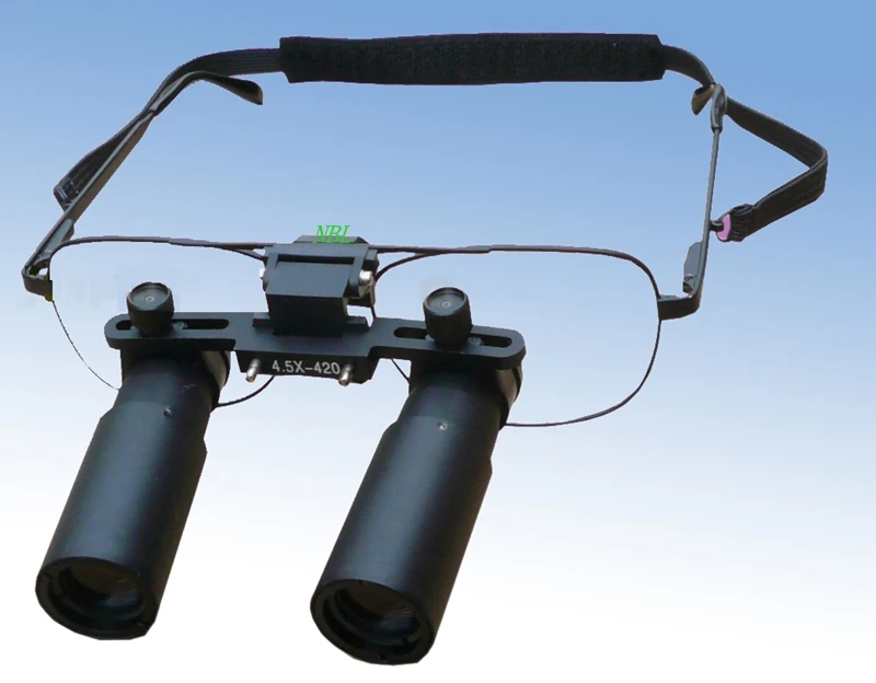 Loupes professionnelles chirurgicales médicales dentaires 4,5x, Loupe