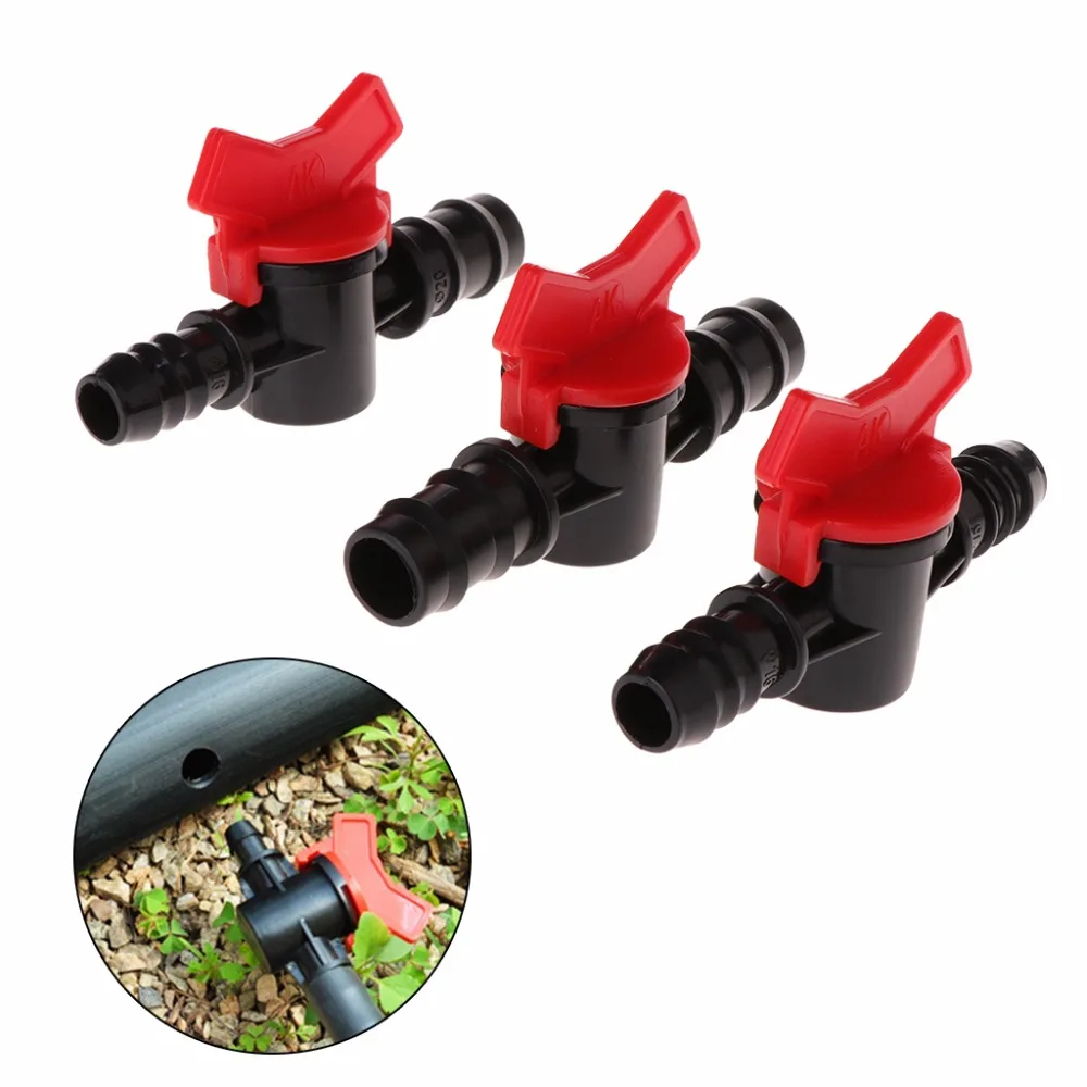 1pc Fish Tank Double Tap ABS 12mm/16mm Water With Valve Adjustable