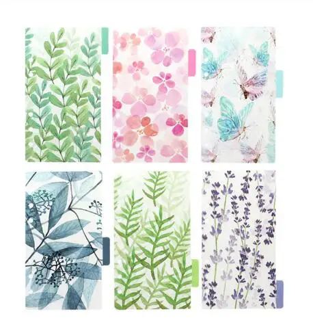 Kawaii A5 A6 Loose Leaf Notebook Paper Refill - Spiral Binder Agenda Planner with 45 Sheets
