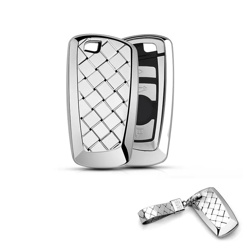 

Car Key Case Cover TPU Key chain For BMW F30 F20 X1 X3 X5 X6 X7 E30 E34 E90 E60 E36 Key ring Pendant Part Holder Car Styling