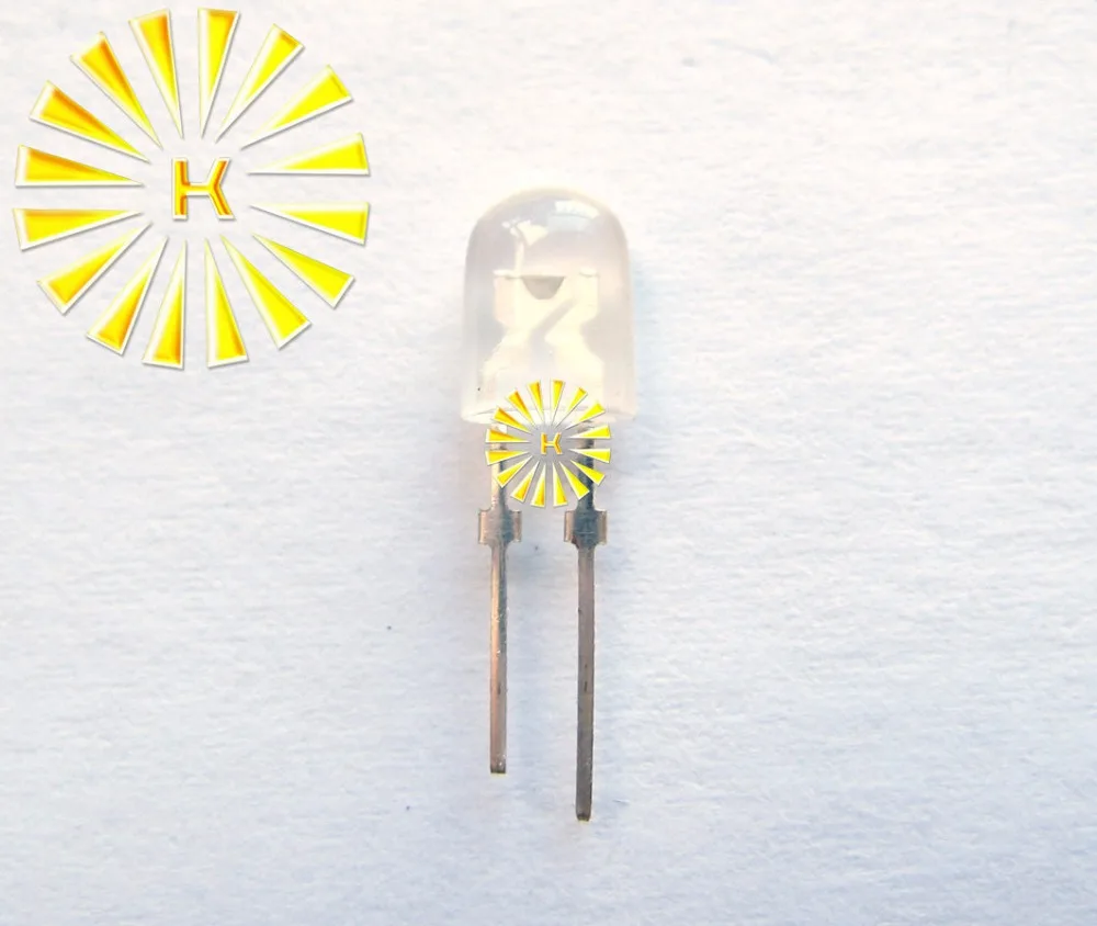

1000PCS x 5mm 546 White Red Blue Jade Green Yellow Diffused Oval LED With Stopper Diode for LED Text Display Module