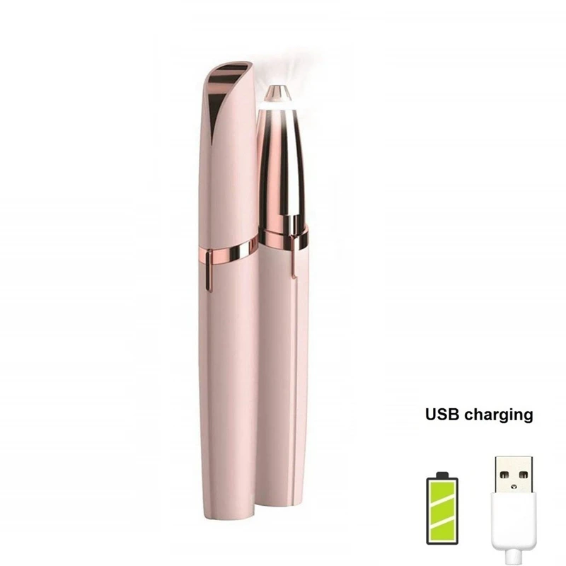 

New Practical Electric Face Eyebrow Scissors Hair Trimmer Mini Portable Women Body Shaver Remover Blade Razor Epilator