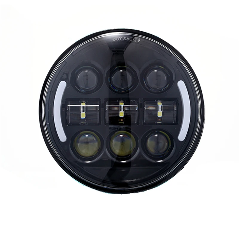DOT 5 75 &quotКруглый налобный фонарь 3/4 проектор светодиодные фары для XG XL XR Dyna Iron 883
