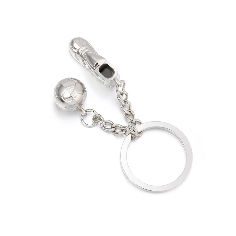 Alloy Keychain New Key chain Fashion Soccer Shoes and Football Metal