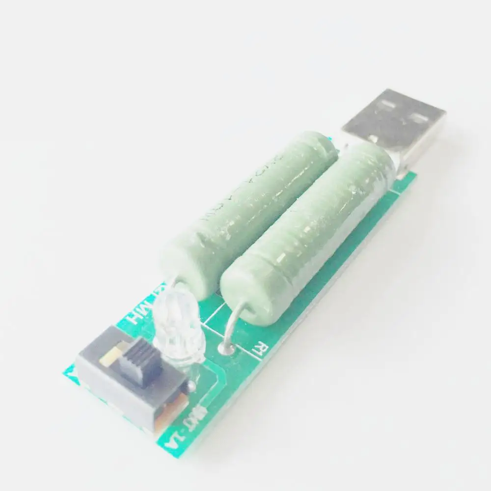 USB Charge Current Detection load Testing instrument 2A/1A Discharge Aging Resistance USB Power Adapter