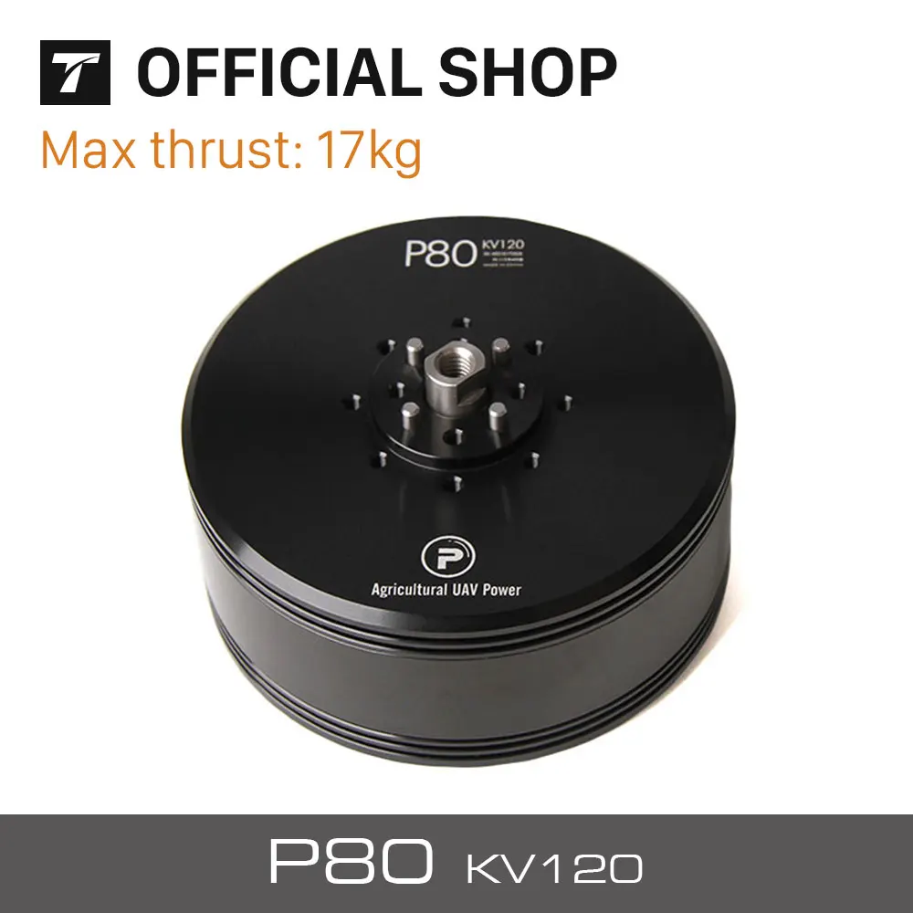 T Motor P80 120KV бесщеточный Sigle мощный мотор для сельского хозяйства UAV