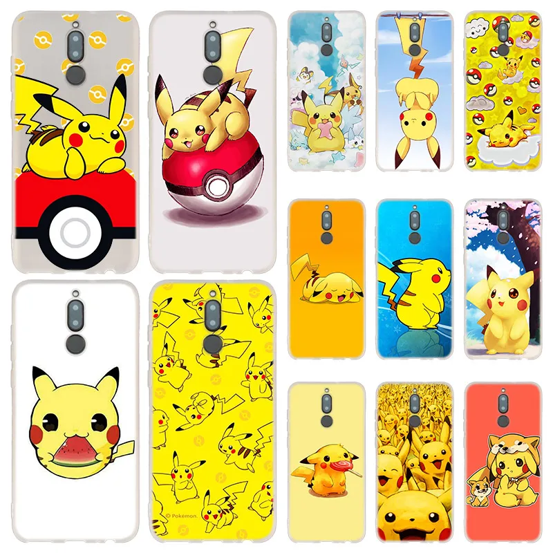 

Pikachues Phone Case FOR Huawei Mate 10 20 30 Lite 20X 10 Pro Nova 3 4 5i Y7 Y9 2019 2018 Cover