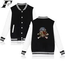 Funny Skeleton Cartoon Baseball Jacket Winter Warm Cotton Wadded Jacket Female Winter Jacket Women Outerwear Oversize Sweatshirt