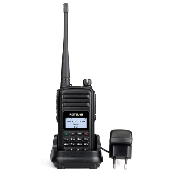 2 шт. RETEVIS RT80 Walkie Talkie DMR цифровое радио UHF VOX FM Ham радио приемопередатчик Любительское радио Comunicador Walk Talk+ 1X кабель