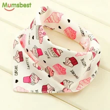 Mumsbest/ хлопок, детские нагрудники для новорожденных, бандана, нагрудник, двухслойная Одежда для мальчиков и девочек, головной платок, нагрудники для детей с рисунком животных