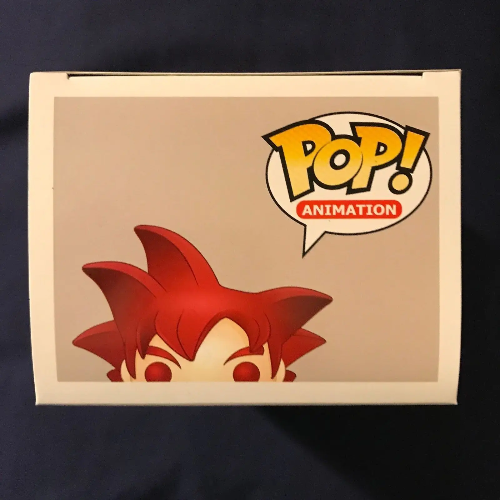 100% Оригинальный эксклюзивный официальный Funko pop Dragon Ball Z Super Saiyan God Goku красная