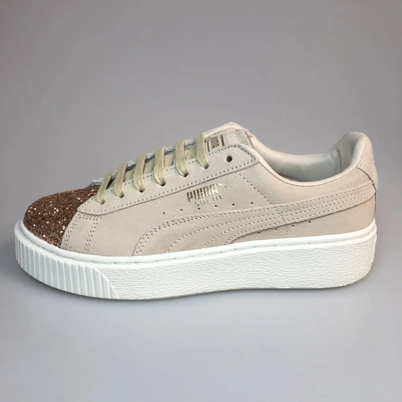20182018 Новый PUMA Suede Platform щебень Jewel Для женщин кроссовки Rihanna классический цвет тон