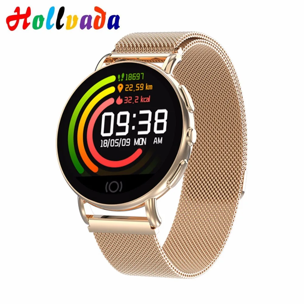 

Hollvada New Smart Watch Men Women Heart Rate Monitor Blood Pressure Fitness Tracker Smartwatch Sport Watch for ios android