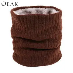 Oeak Для женщин шарф для зимы шарф плюс толстый бархат O-шарф женский шарф шеи Bufandas высокое качество шею