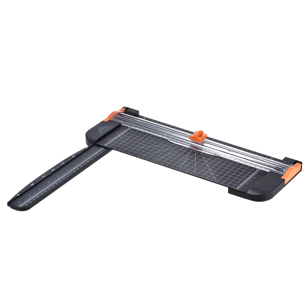 

Portable A4 Paper Trimmer Cutters Guillotine with Pull-out Ruler Paper Trimmers for Photo Office Paper Labels Cutting A5 A6 A7