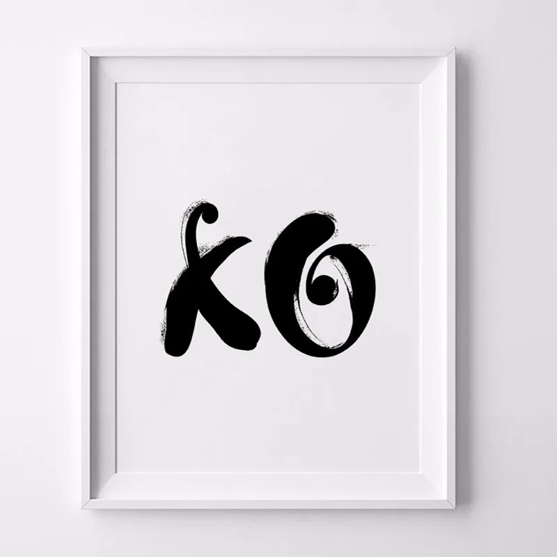 Настенная картина XO художественные обнимания и целуи принты любви Постер целуев