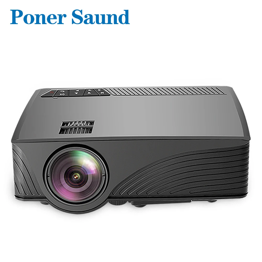 Poner Saund LCD GP12 LED Mini font b Projector b font for Home Theater Support Full
