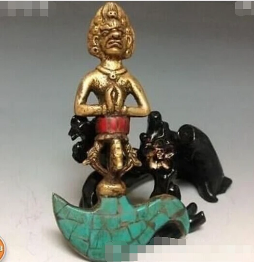 

B0601 510Buddhist Cuspate no weapon sword Chinese ancient antique Classical Instruments bronze factory outlets