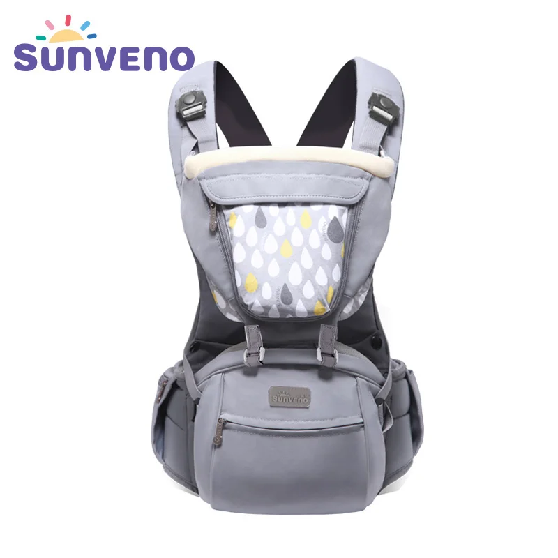 SUNVENO مصمم الطفل الناقل الرضع طفل الجبهة التي تواجه الناقل حبال الاطفال الكنغر Hipseat الطفل الرعاية 0-36Months