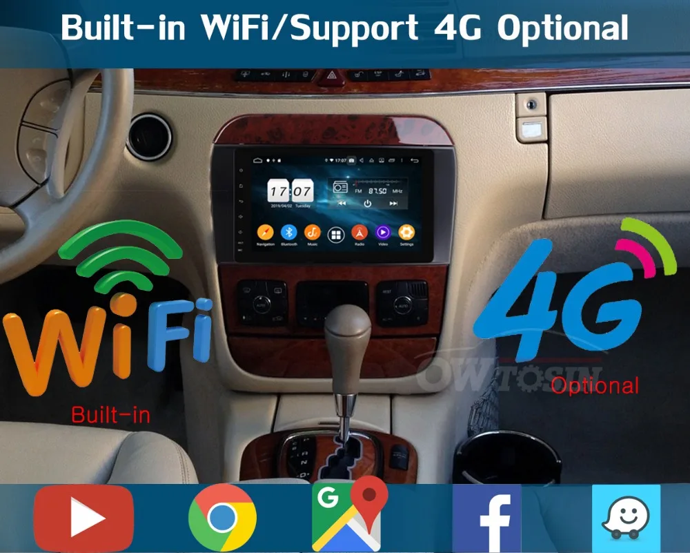 Best 8" IPS 8 Core 4GB+64GB Android 9.0 Car Radio GPS For Mercedes-Benz S-Class W220 S280 S320 S350 S400 S500 DSP CarPlay Parrot BT 9 Best 8" IPS 8 Core 4GB+64GB Android 9.0 Car Radio GPS For Mercedes-Benz S-Class W220 S280 S320 S350 S400 S500 DSP CarPlay Parrot BT 9