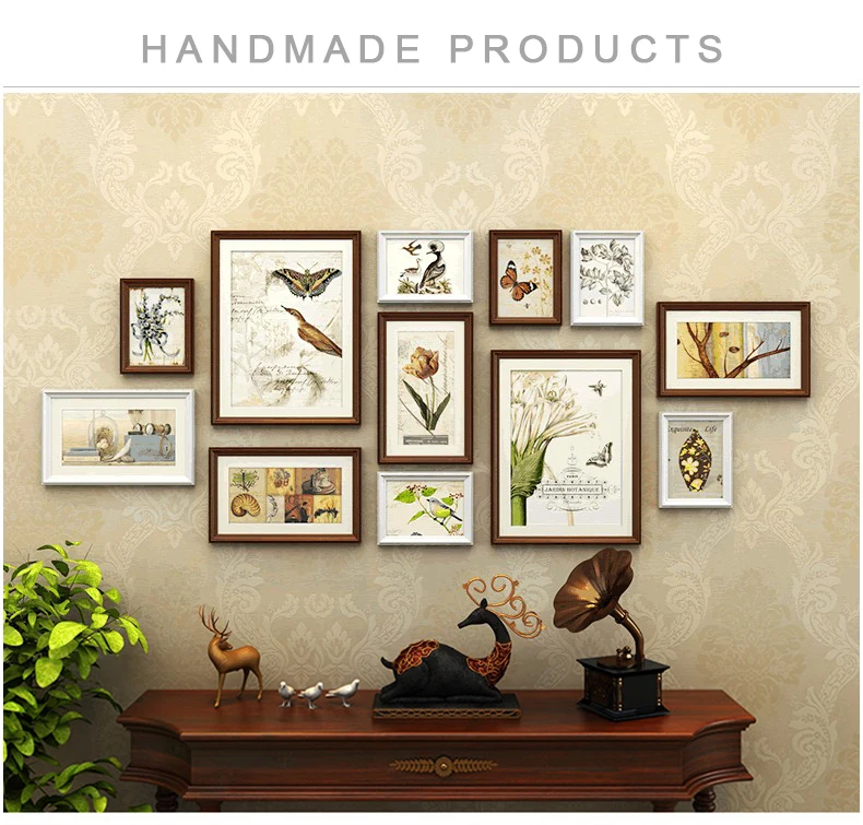 2021 With Black Wall Photo Frames Sets,Vintage Photo Frame,Large Size