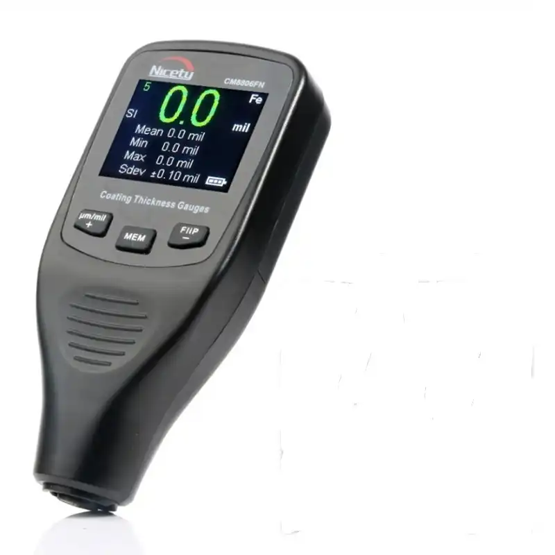 Medidor de espessura do filme do verniz da pintura do carro 1250um medidor de espessura do revestimento automático da ferramenta detalhando portátil do corpo do carro de digitas