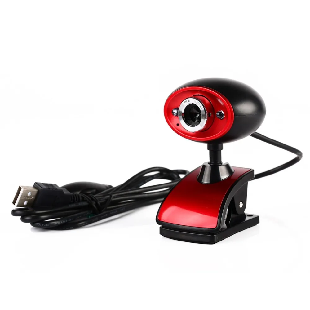 USB высокой четкости HD 16 миллионов пикселей веб-камера клип-на веб-камера с микрофоном микрофон для ПК компьютер ноутбук планшет черный красный