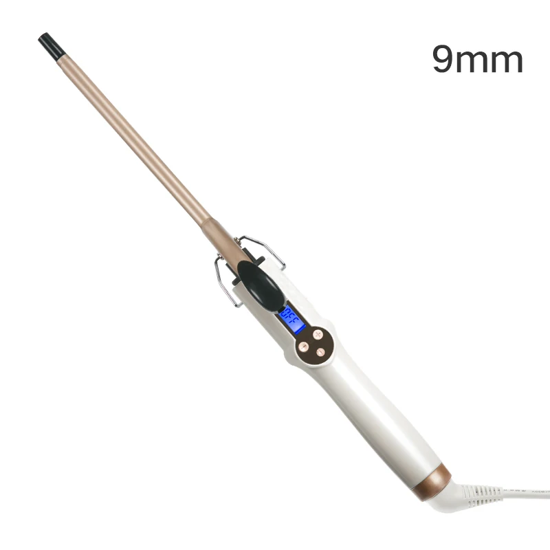 

Professional curling iron Ceramic curling wand roller beauty styling tools With LCD Display 9mm Hair Curler