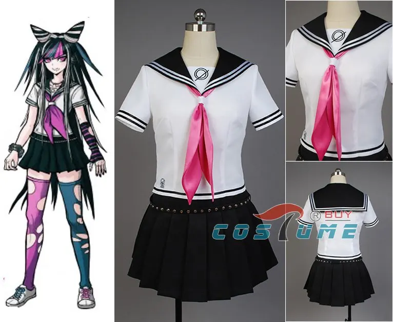 Аниме Супер Dangan Ronpa 2 Danganronpa Ibuki Mioda костюмы для косплея костюм юбка Хэллоуина