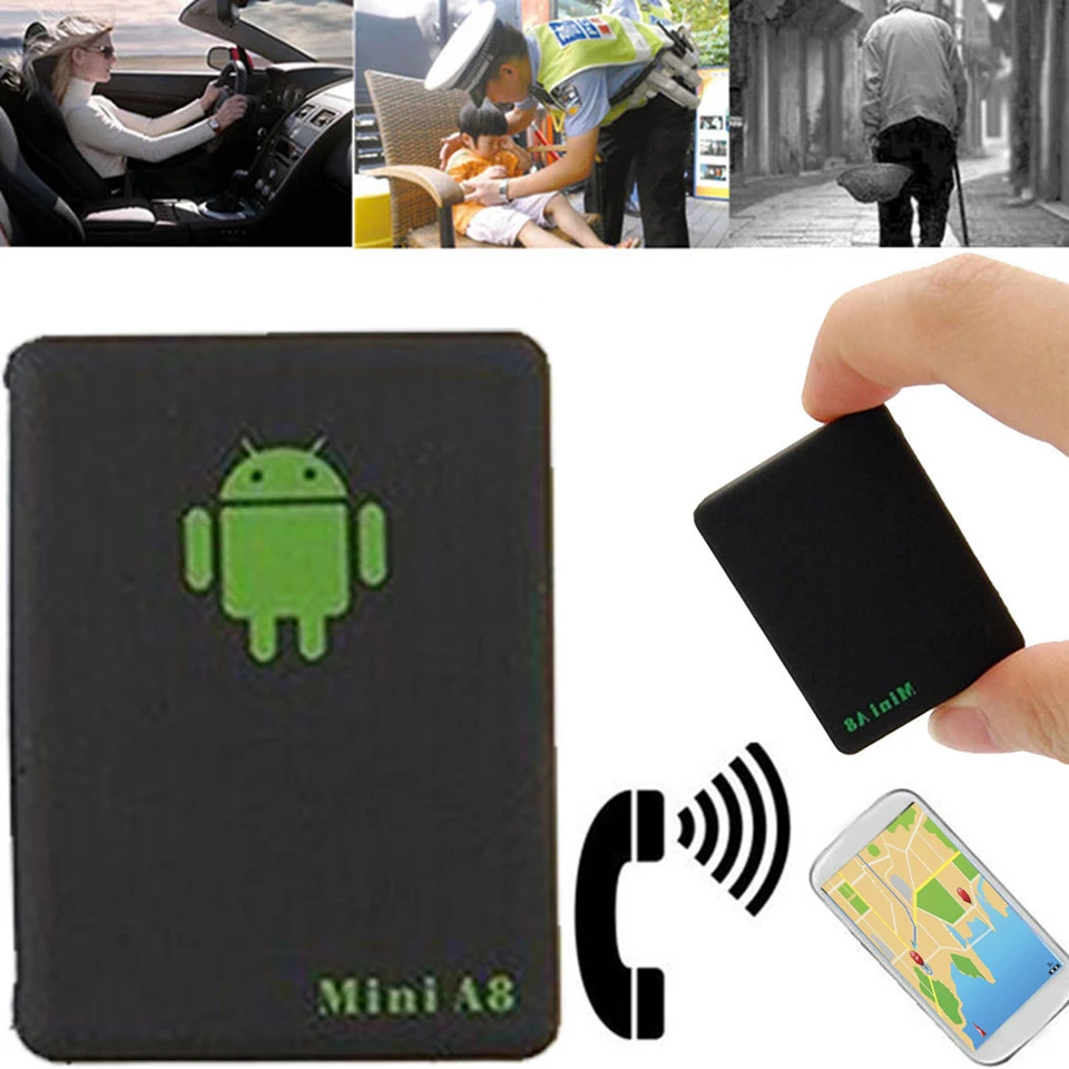 Автомобильный мини трекер kebidumei A8 для детей и домашних животных GSM/GPRS/LBS мощный GSM