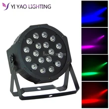 LED Par 18x3W RGB Par Light With DMX512 for disco DJ projector Stage Lighting