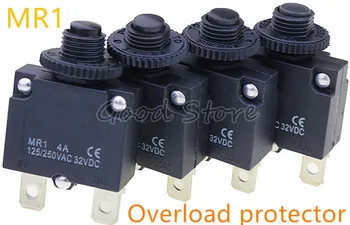 

1PCS thermal switch circuit breaker MR1 3A,4A,5A,6A ,7A,8A,10A,15A,16A,18A,20A,25A ,30A overload switch overload protector