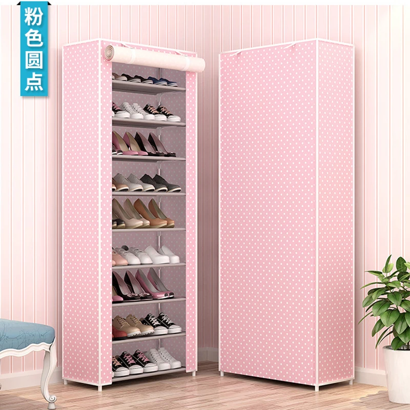 10 Layers Nonwoven Fabric Shoe Rack DIY Assembly Storage Shoes Cabinet Standing Dustproof Home Shoes Organizer Shlef Furniture 10 Layers Nonwoven Fabric Shoe Rack DIY Assembly Storage Shoes Cabinet Standing Dustproof Home Shoes Organizer Shlef Furniture