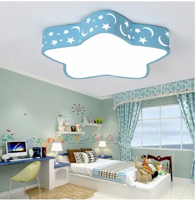 Us 56 44 15 Off Modern Simple And Cozy Led Child Bedroom Boys And Girls Room Children Eye Protection Ceiling Light In Ceiling Lights From Lights