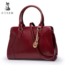 Foxer Brand Shoulder Bag Luxury Tote Handbags Women Genuine Leather Bags Female New Designer Foxer Brand Shoulder Bag Luxury Tote Handbags Women Genuine Leather Bags Female New Designer