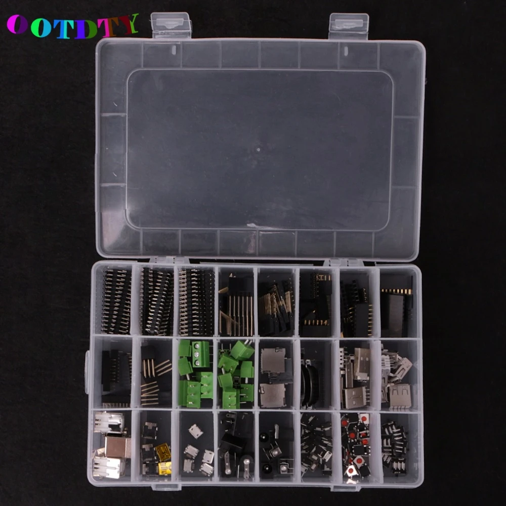 

OOTDTY Connector Kit DIY Commonly-used Male/female Header USB Connector Kit For Arduino Starters