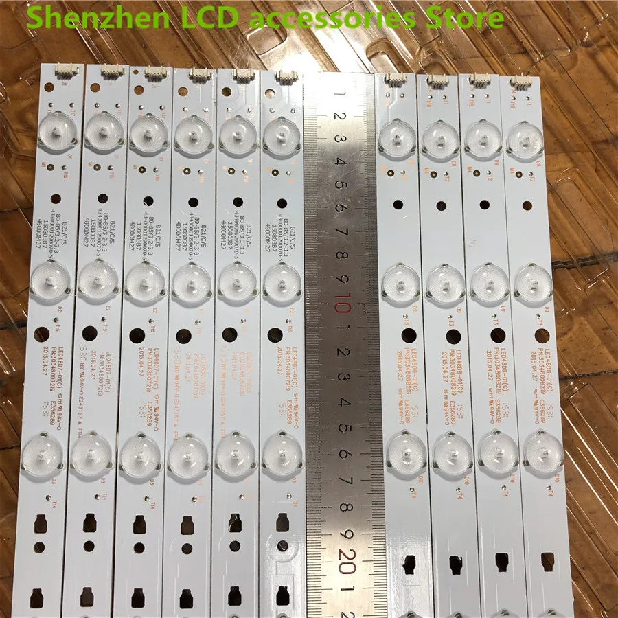 10Pieces/lot FOR Haier  LE48F3000W LCD TV backlight   LED48D7-ZC14-01 LED48D8-ZC14-01   100%NEW