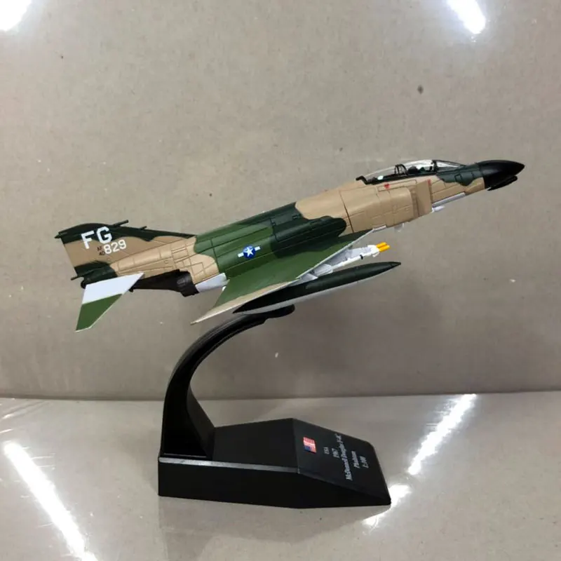 AMER 1/100 масштаб военная модель игрушки США Макдоннелл Дуглас F-4C Phantom II истребитель литой металлический самолет модель игрушки для коллекции