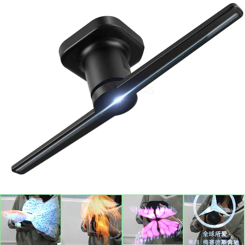 Novelty Led 3d holographic Projector Lamp Night Light Led Display advertising Lamp Night widely used in Bar Club KTV Shop